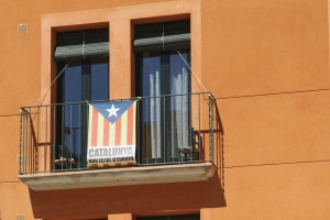 A Catalan independence flag, known as the 